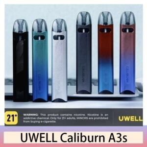 UWELL Caliburn A3S咖哩棒A3S POD電子煙主機官網評價說明書